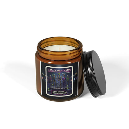 Arcade Nightmares Scented Soy Candle, Cozy Home Fragrance, Unique Gift for Gamers, Ambiance Maker, Relaxation Candle