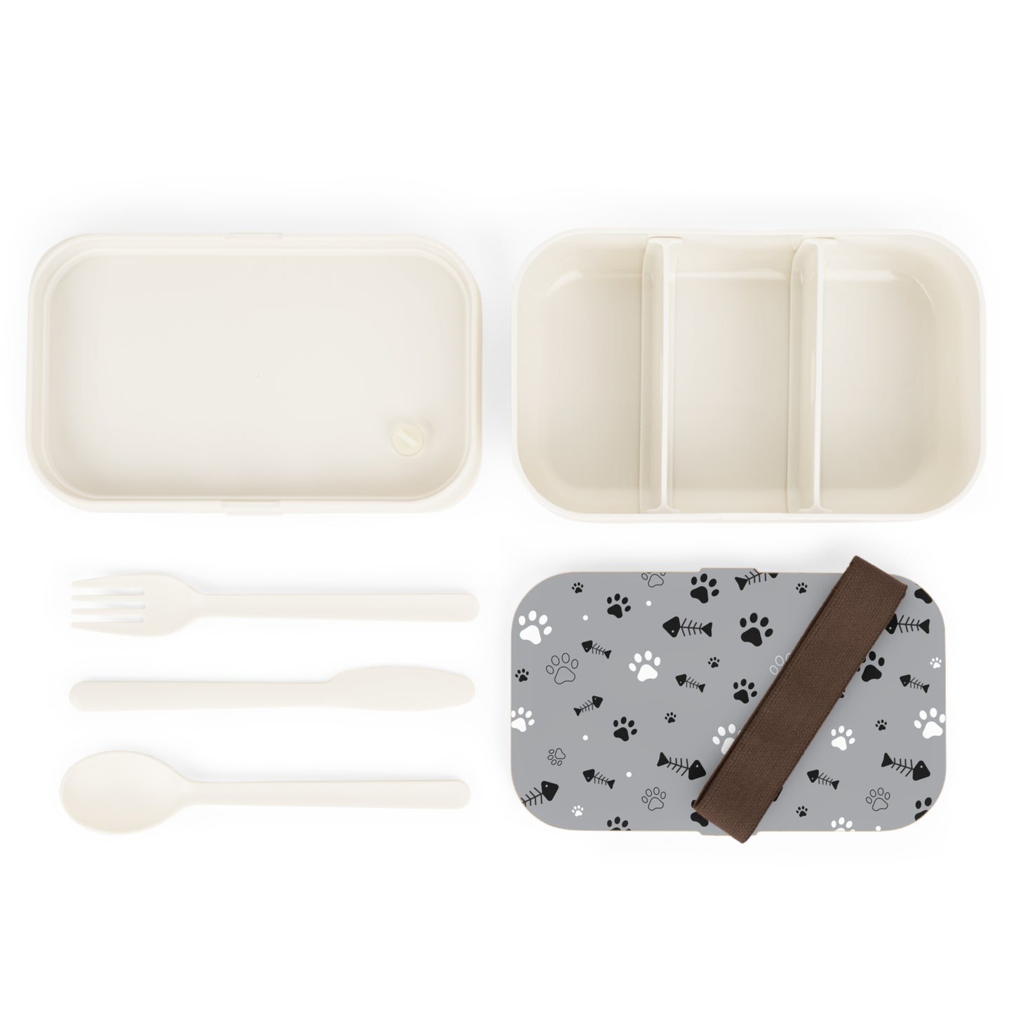 Pet-Themed paw Bento Lunch Box - Stylish & Functional Meal Container