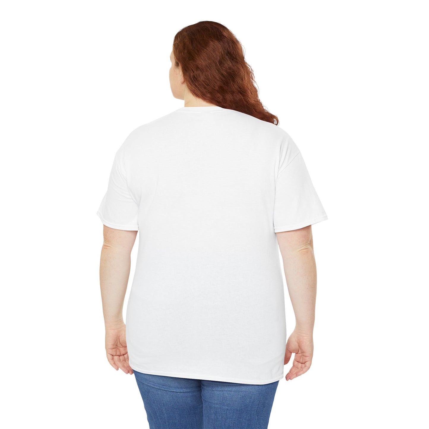 Women’s Casual white Heavy Cotton Tee - Perfect for Everyday Wear