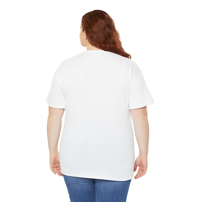 Women’s Casual white Heavy Cotton Tee - Perfect for Everyday Wear