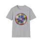 Retro Rainbow CD- Vinyl Record T-Shirt