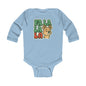 Infant Bodysuit - 'Fa La La' Cute Reindeer Christmas Baby Long Sleeve Onesie