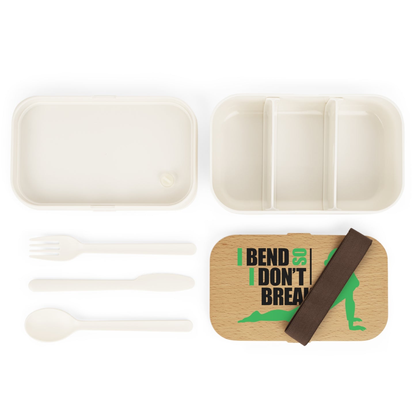 Yoga Bento Lunch Box - "I Bend, Don't Break"