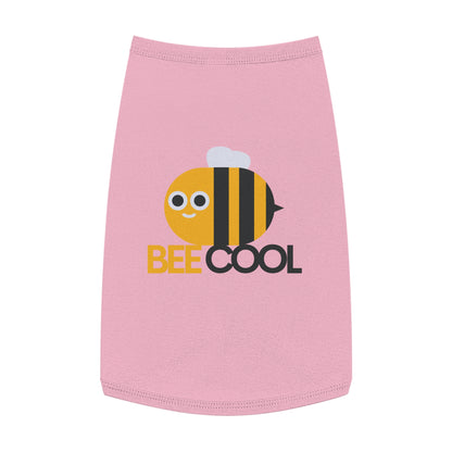 Bee Cool Pet Tank Top — Cute Yellow Bee Dog Shirt