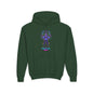 Youth Hoodie — Neon k-Pops Gamer Girl Graphic “Pixel Pal” Streetwear