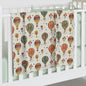 Boho Hot Air Balloon Baby Swaddle Blanket — Vintage Adventure Nursery Swaddle