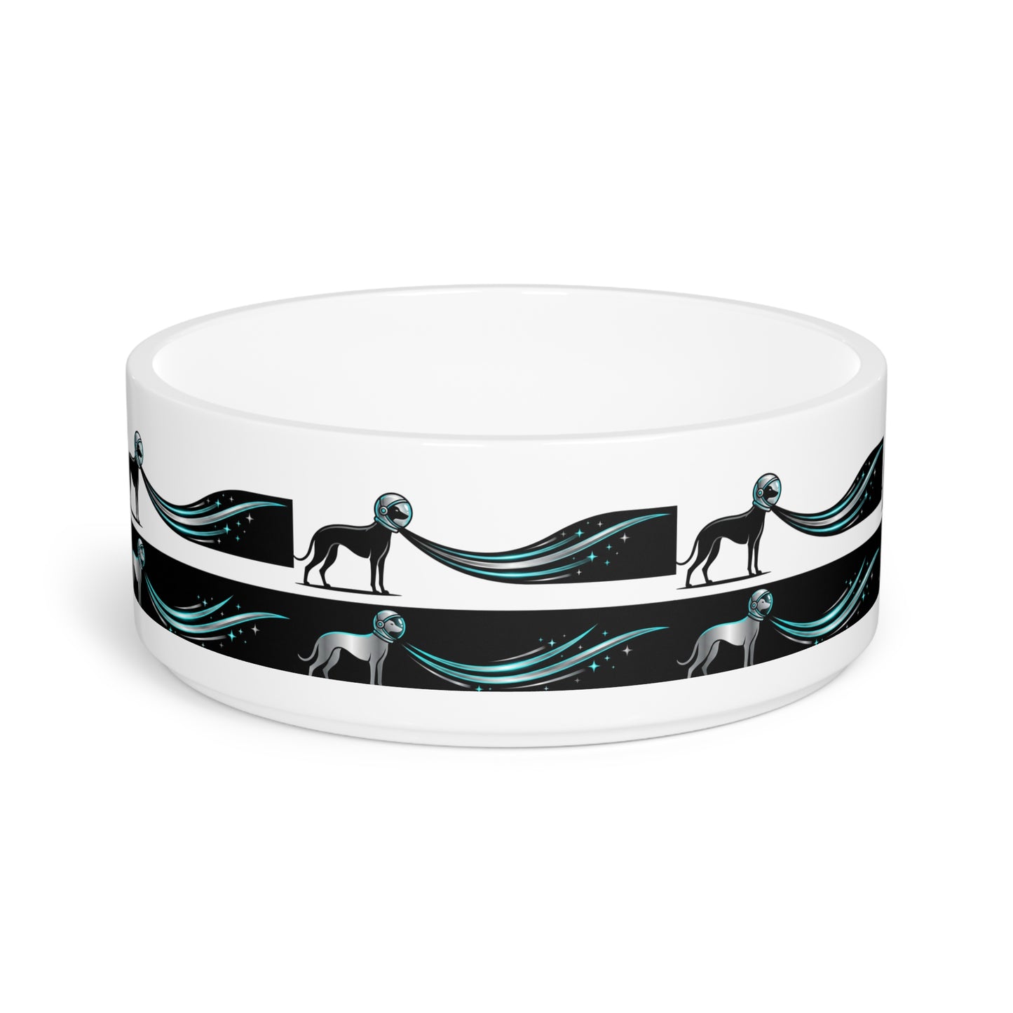 0 Ceramic Galaxy space dog food bowl Pet Bowl