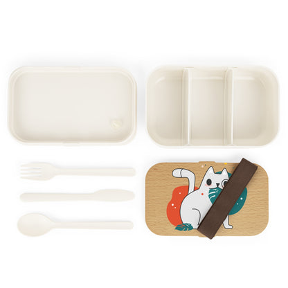 Cute Cat Bento Lunch Box - Eco-Friendly Meal Prep Container