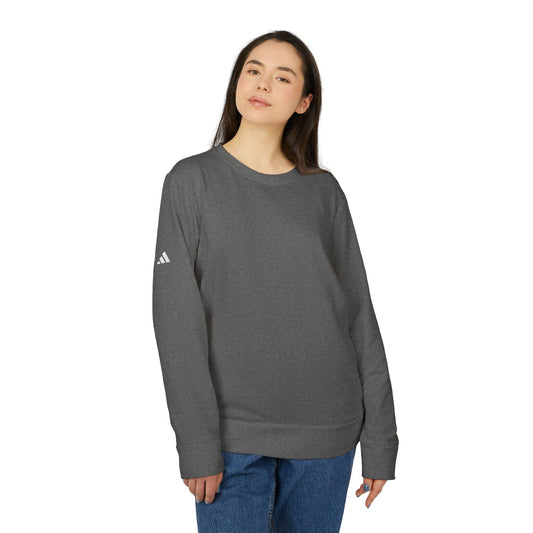 Women’s Adidas Crewneck Sweatshirt — Minimal Neutral Fleece Pullover