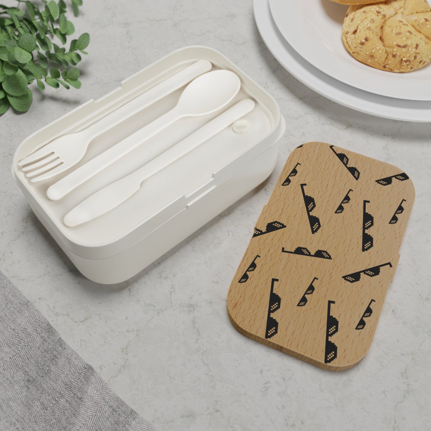 Cool Shades Bento Lunch Box - Trendy, Eco-Friendly Meal Container