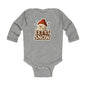 Infant Bodysuit — 'Let It Snow' Snowman Long-Sleeve Baby Onesie (Holiday Winter)