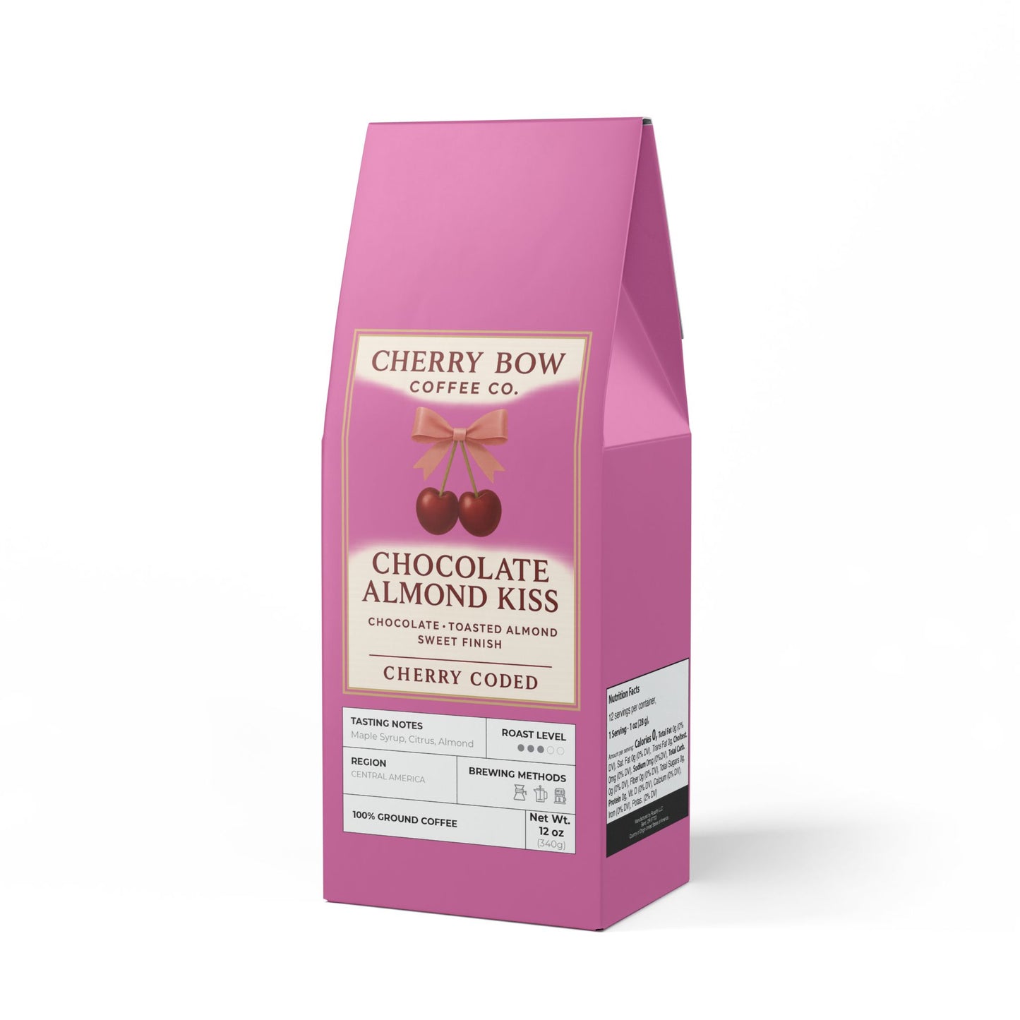 Cherry Bow Coffee Co.  Chocolate Almond Kiss (Medium Roast)