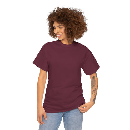 Women’s Casual maroon Heavy Cotton Tee - Perfect for Everyday Comfort