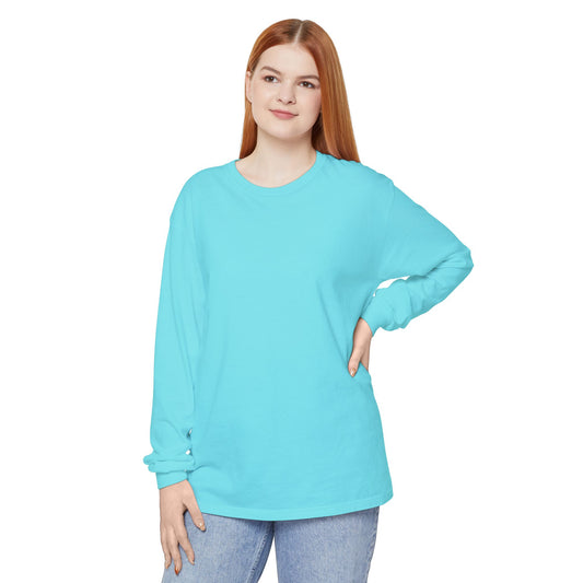 Women’s lagoon blue, Ocean Breeze blue colored Long Sleeve T-Shirt