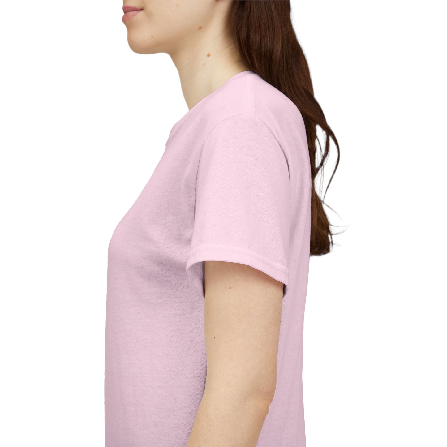 Women’s Casual light Pink Heavy Cotton Tee - Comfortable Everyday Wear