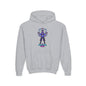 Youth Hoodie — Neon k-Pops Gamer Girl Graphic “Pixel Pal” Streetwear