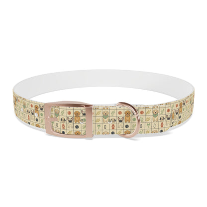 Vintage Puppy Pattern Dog Collar – Cute Retro Dogs & Bones Design