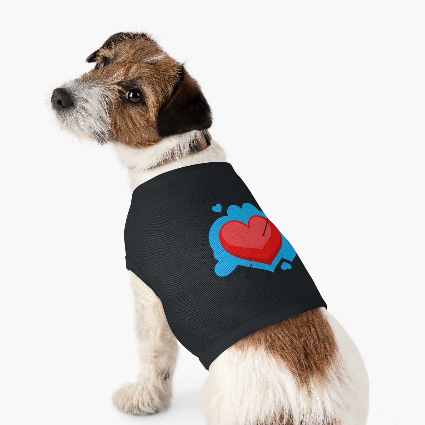 Pet Tank - Arrow Through Heart Cute Valentine Dog Shirt