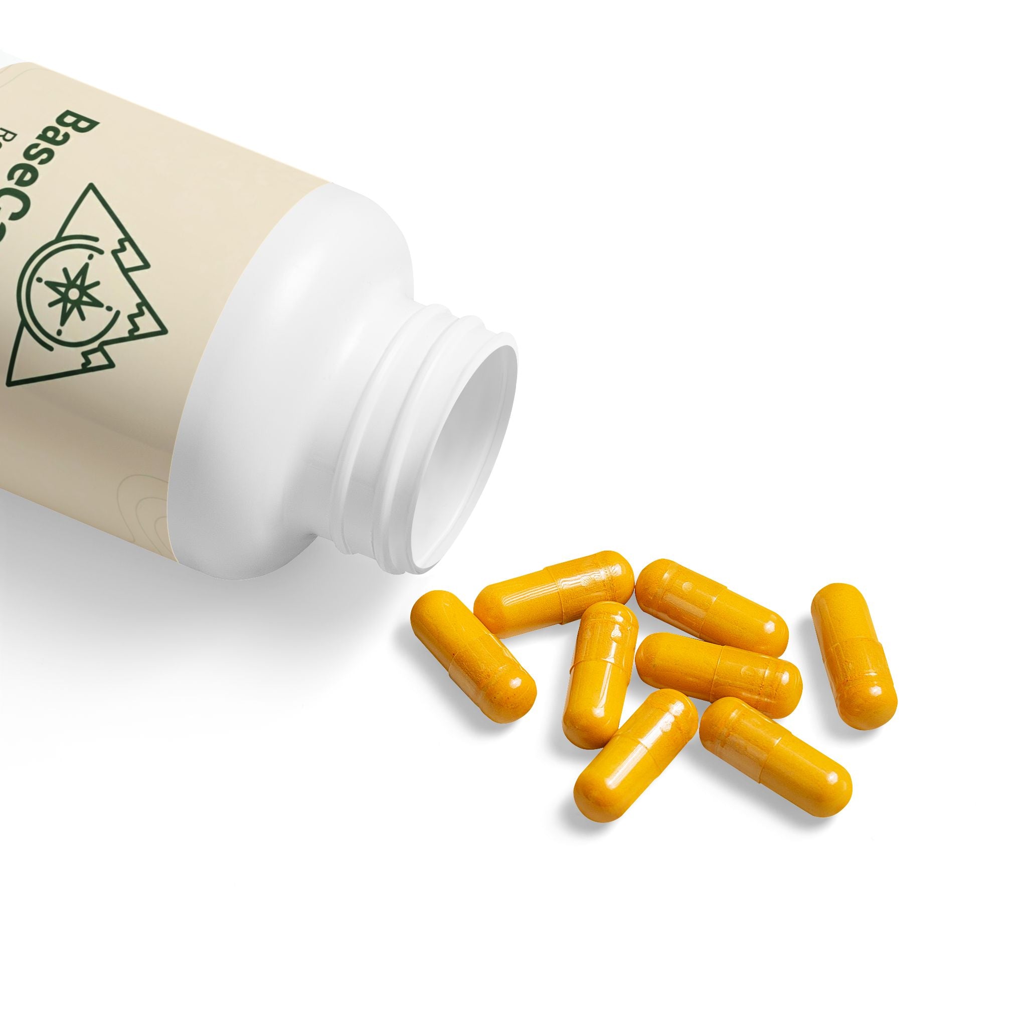 Base Camp Vital Turmeric with BioPerine® (Black Pepper Fruit Extract) Supplement (60 Capsules)