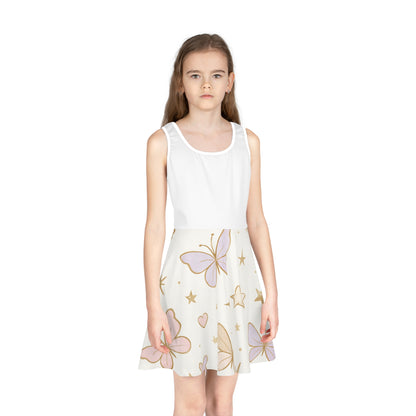 Girls' butterfly Sundress — Colorful butterflies