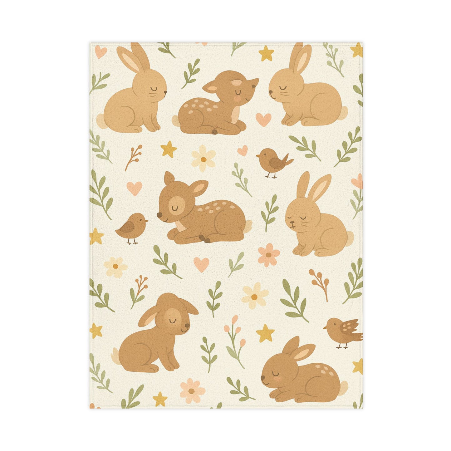Cozy baby Blanket with Adorable Animals Design