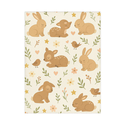 Cozy baby Blanket with Adorable Animals Design