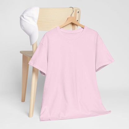 Women’s Casual light Pink Heavy Cotton Tee - Comfortable Everyday Wear
