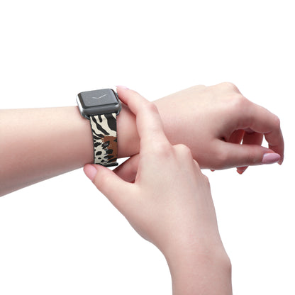 Wildlife Print Watch Band - Trendy and Stylish Accessory for Animal Lovers