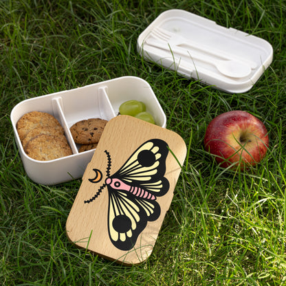 Butterfly Design Bento Lunch Box - Eco-Friendly Meal Container for Kids & Adults