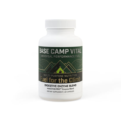 Base Camp Vital Digestive Enzyme Supplement – Gut Comfort Support, Helps Support the USO (60 Capsules) (free shipping)