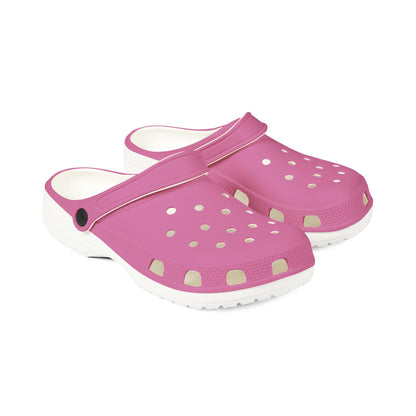 Pink EVA Foam Clogs — Lightweight Water-Resistant Garden & Beach Shoes