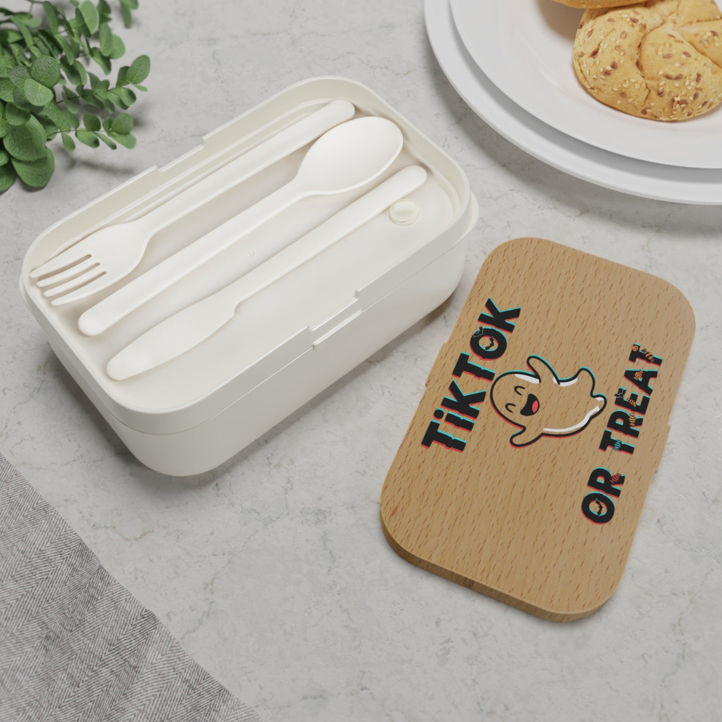 TikTok Halloween Inspired Bento Lunch Box - Perfect for Treats & Halloween Fun