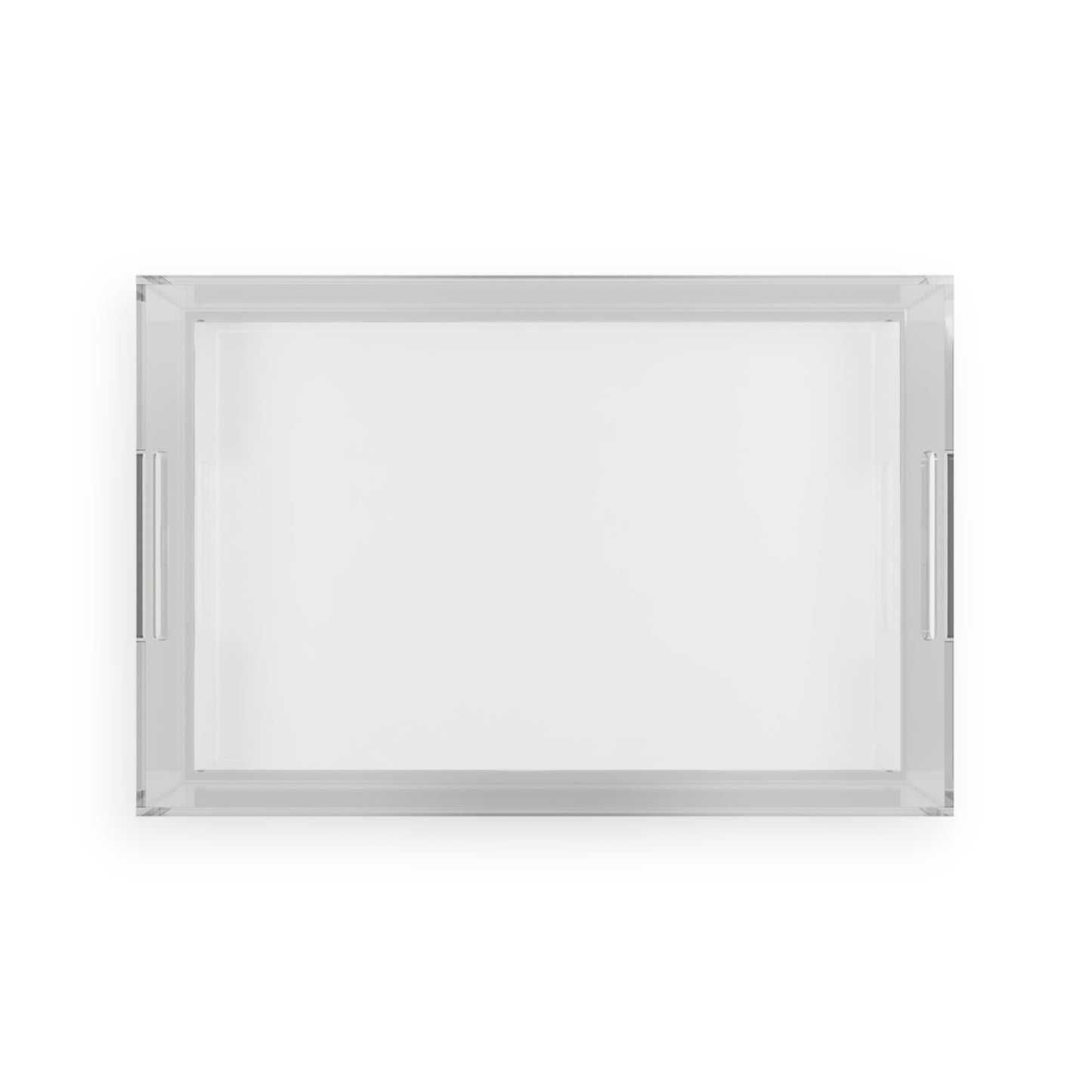 Modern Acrylic Serving Tray for Elegant Entertaining