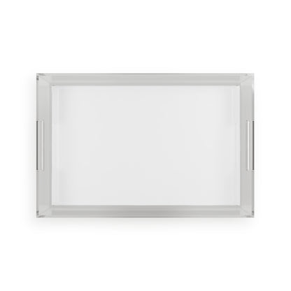 Modern Acrylic Serving Tray for Elegant Entertaining