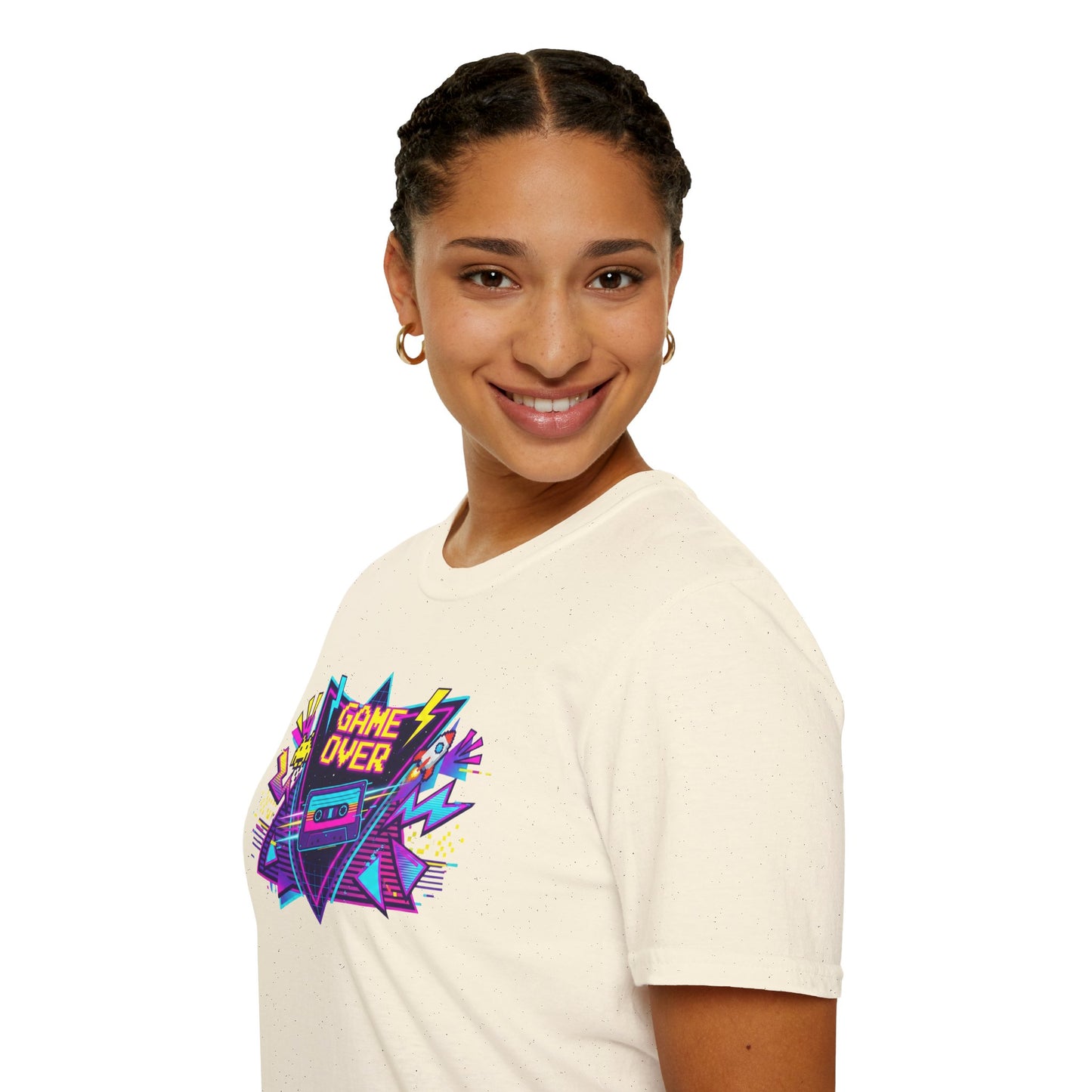 Retro 'Game Over' Graphic T-Shirt — 80s Arcade Gamer Tee