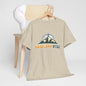 Base Camp Vital Mountain Compass Crewneck T-Shirt | Outdoor Hiking Graphic Tee | Midweight Cotton Trail Shirt (free shipping)