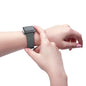 Stylish Gray Silicone Watch Band for Apple Watch - Modern & Comfortable Design