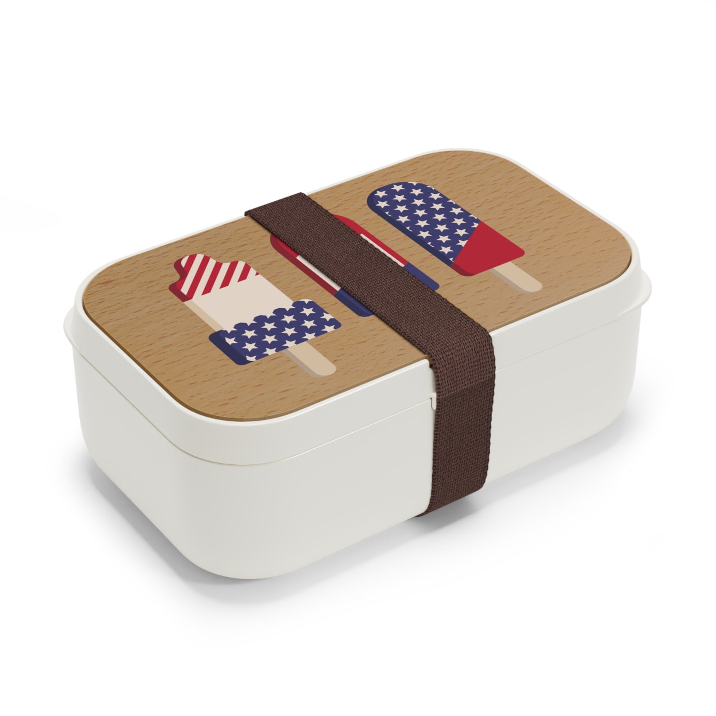 Stars and Stripes Bento Lunch Box for Patriotic Snacks