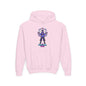 Youth Hoodie — Neon k-Pops Gamer Girl Graphic “Pixel Pal” Streetwear