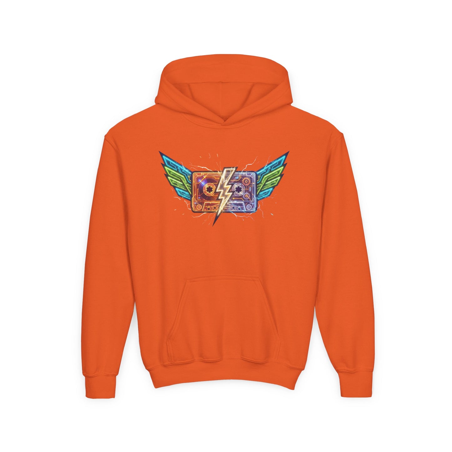 Youth Retro Cassette Wings Hoodie