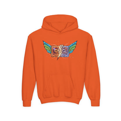 Youth Retro Cassette Wings Hoodie