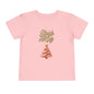 Toddler Tee - "Sleigh All Day" Christmas Tree Holiday Shirt