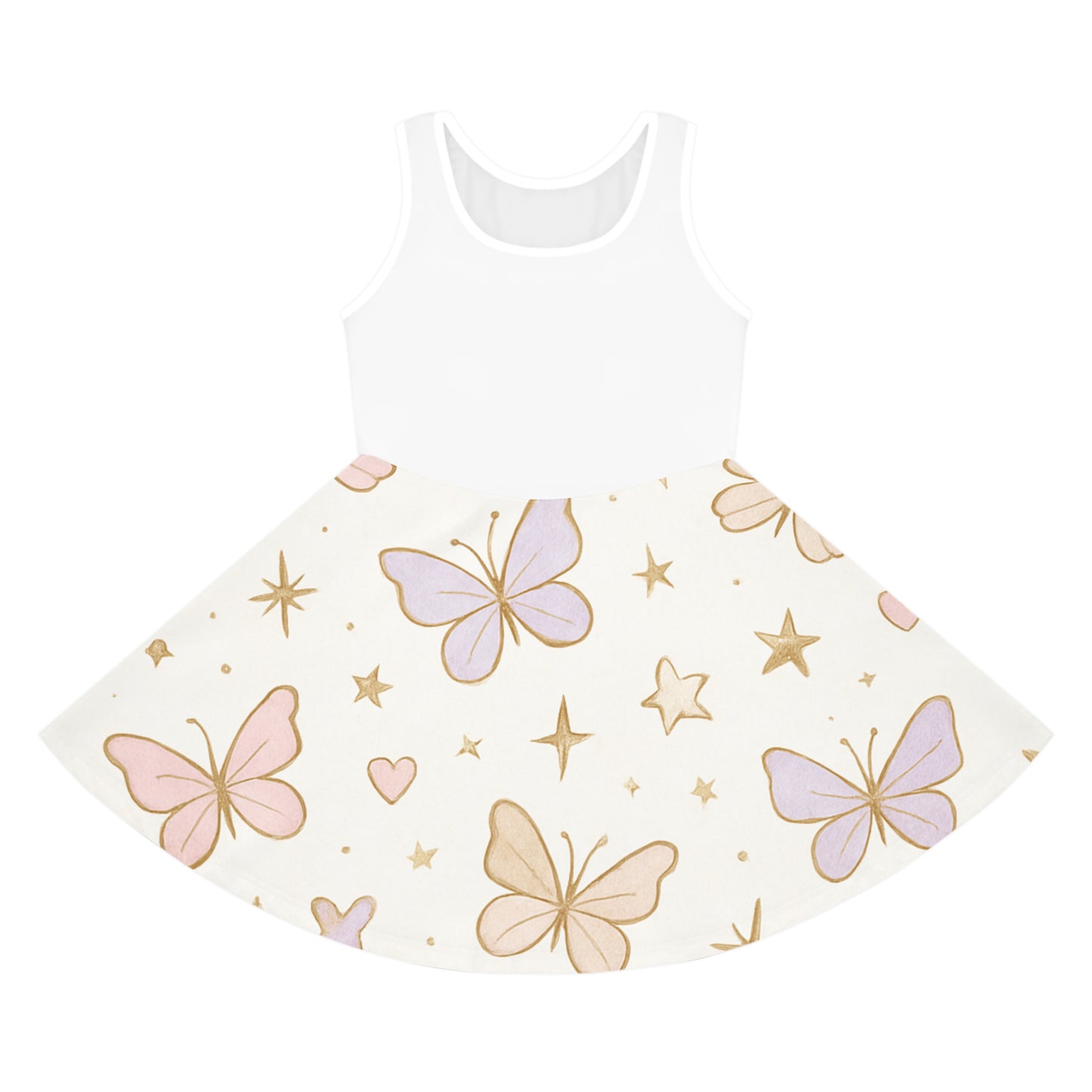 Girls' butterfly Sundress — Colorful butterflies