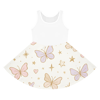 Girls' butterfly Sundress — Colorful butterflies