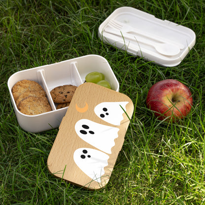 Spooky Ghosts Bento Lunch Box - Halloween-Themed Meal Container for Kids