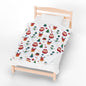 Christmas Character Velveteen Plush Blanket — Reindeer, Santa & Snowman Holiday Throw (free shipping)
