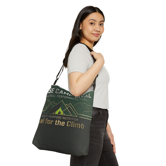 Base Camp Vital "Fuel for the Climb" Adjustable Tote Bag — Adventure Daypack