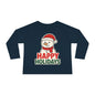 Toddler Long Sleeve Tee — 'Happy Holidays' Snowman Kids Christmas Shirt