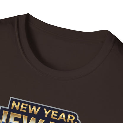 New Year 2026 T-Shirt – "New Year, New Era" Champagne & Fireworks Celebration Tee
