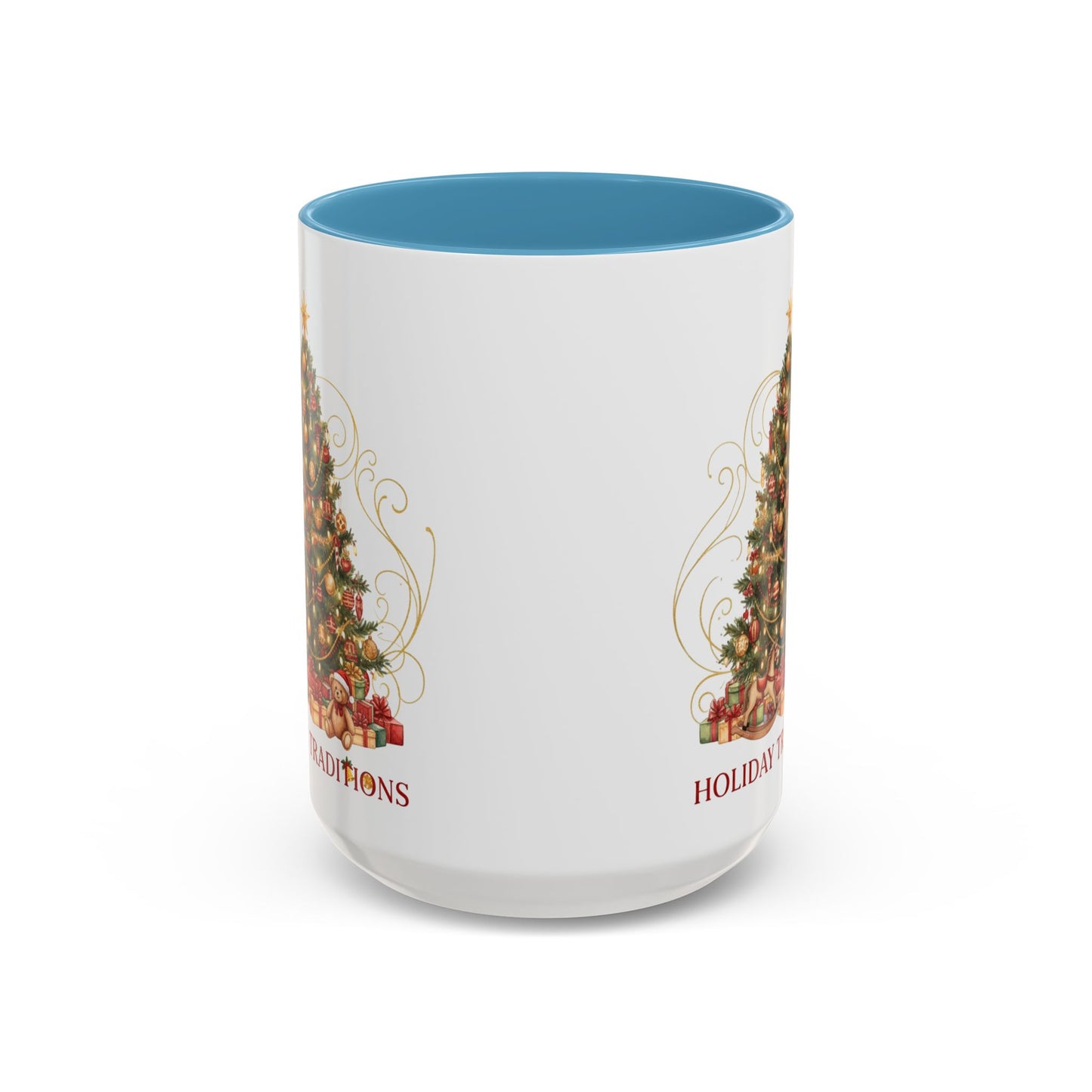 Holiday Traditions Christmas Tree Accent Coffee Mug (11/15oz)